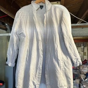 VINTAGE Eileen fisher button down M